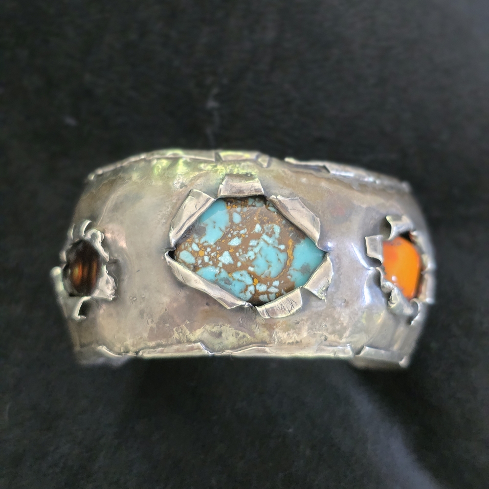 Silver and Blue Elegant Bracelet
